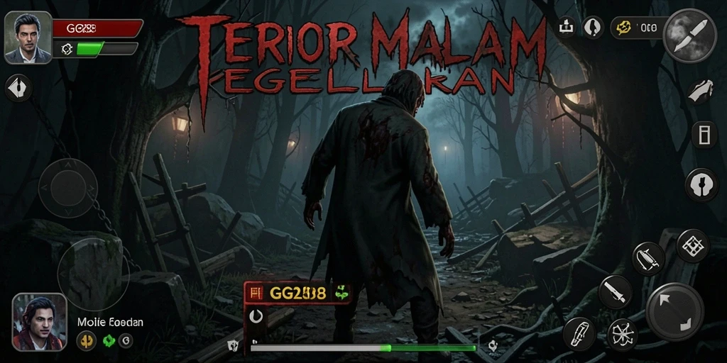 Tampilan gameplay GG288 yang mencekam dan menyeramkan.