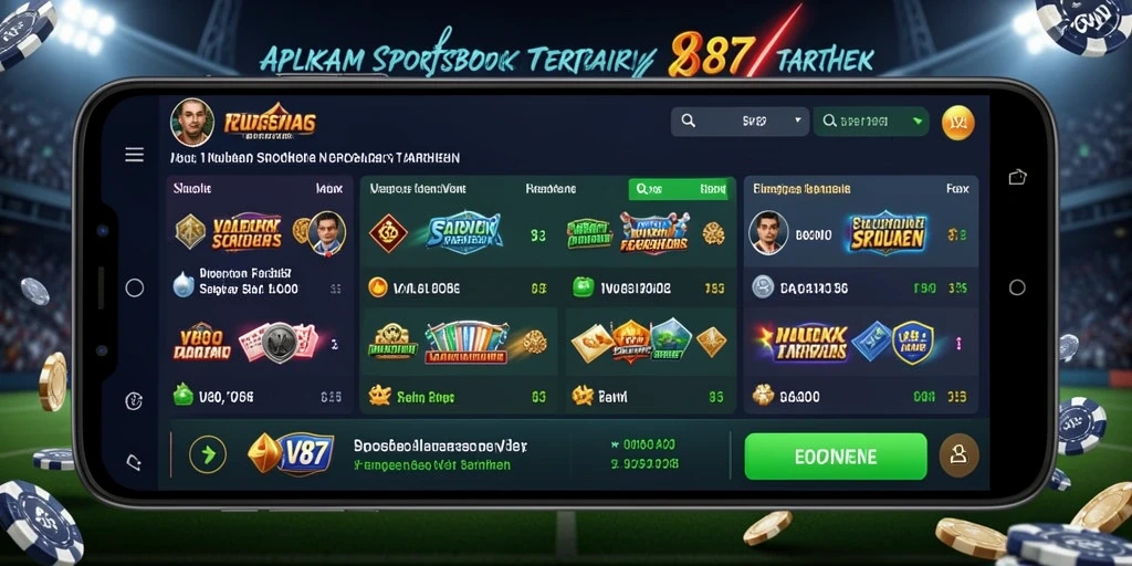 Tampilan permainan taruhan yang menarik di aplikasi V87.